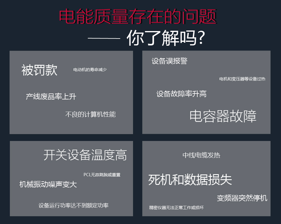 電能質(zhì)量問題由泰普為您解決